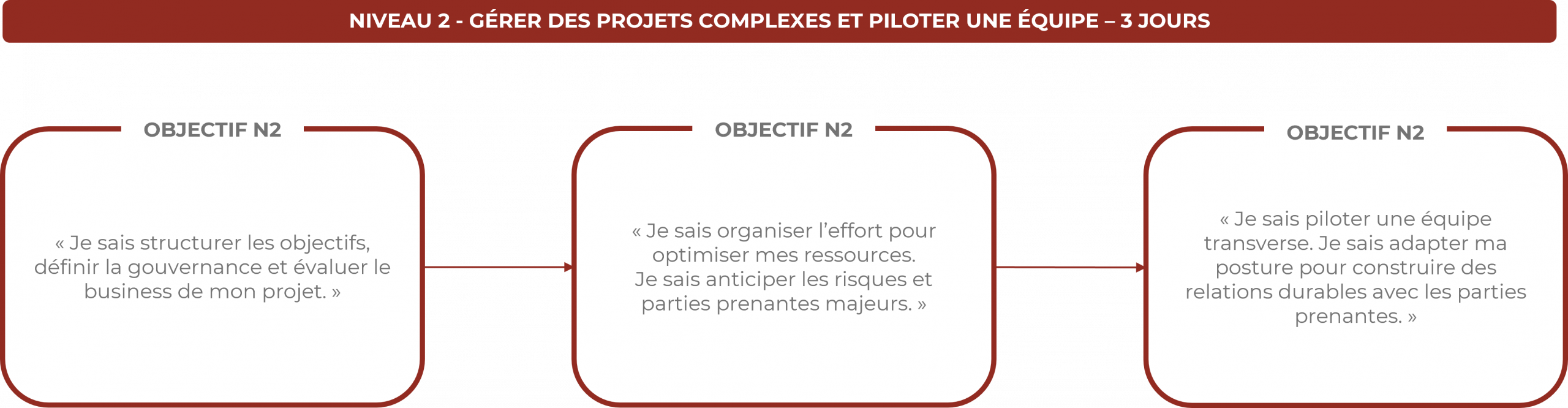 Formation gestion de projets intermédiaire, pour les chefs de projets confirmé