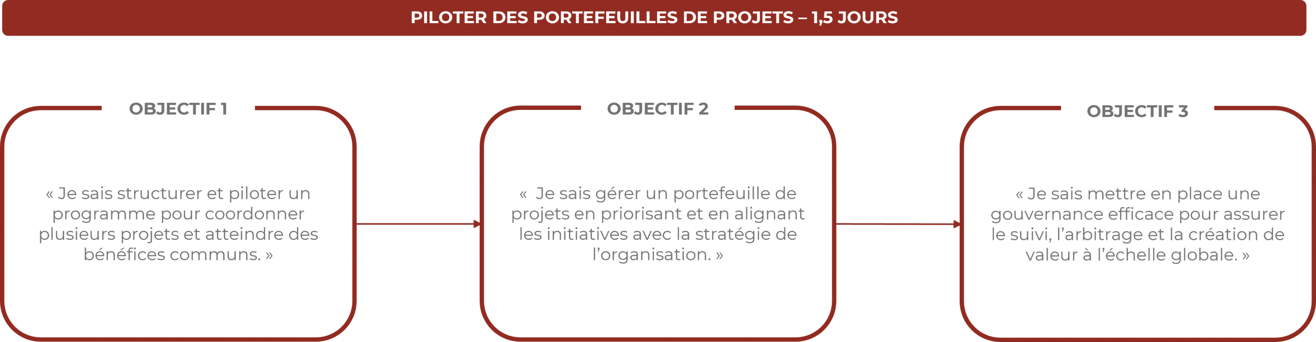 Formation portefeuille de projets - pour la direction